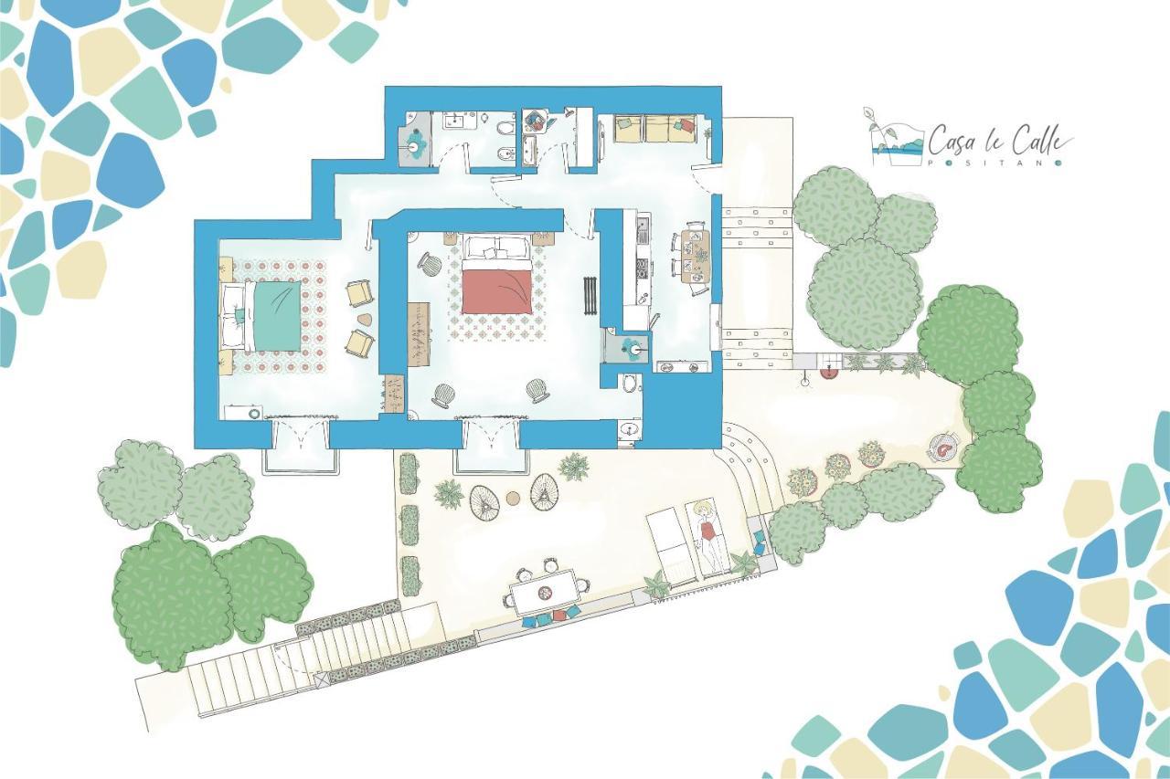 Casa Le Calle Позитано Екстериор снимка
